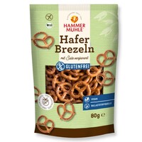 Hafer Brezeln (Kringel) Bio 80 Gramm - Glutenfrei.