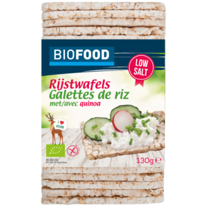 Damhert Reiswaffeln Quinoa Bio Biofood - Glutenfrei Damhert Reiswaffeln Quinoa Bio Biofood - Glutenfrei