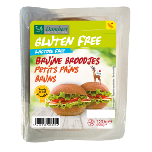 Damhert Braune Brötchen Laktosefrei - Glutenfrei Damhert Braune Brötchen Laktosefrei - Glutenfrei