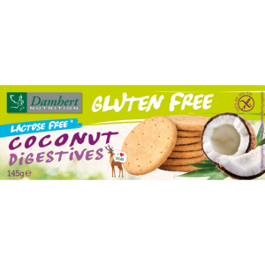Damhert Digestives Kokos Laktosefrei - Glutenfrei Damhert Digestives Kokos Laktosefrei - Glutenfrei