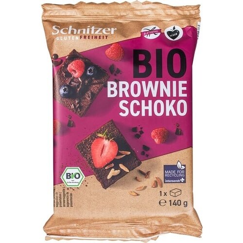 Schnitzer Schokoladenbrownie Bio - Glutenfrei