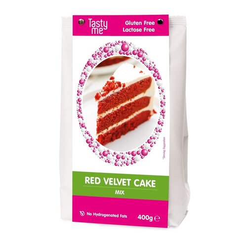 Tasty Me Red Velvet Kuchenmischung 400g - Glutenfrei Tasty Me Red Velvet Kuchenmischung 400g - Glutenfrei