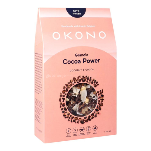 Okono Granola Kokosnuss & Kakao - Glutenfrei