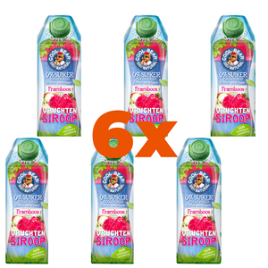 Cool Bear Fruchtsirup Himbeere Apfel 750ml 6 Stück - Glutenfrei