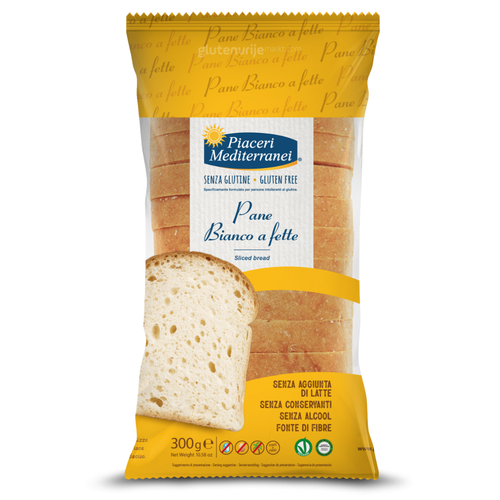 Piaceri Mediterranei Geschnittenes Weißbrot - Glutenfrei