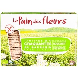 Le Pain des Fleurs Knusprige Buchweizen-Cracker Großpackung Bio - Glutenfrei