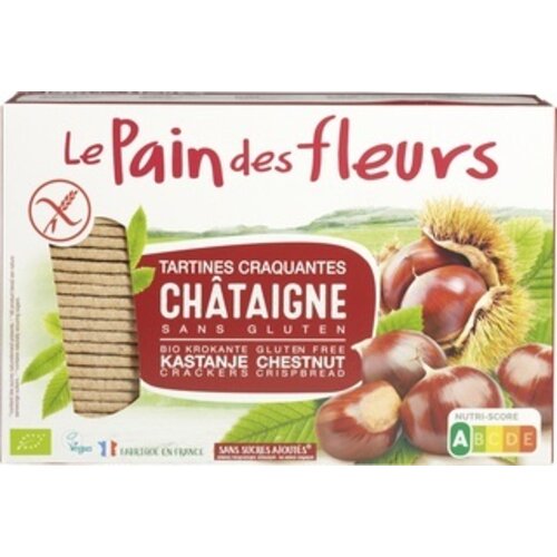 Le Pain des Fleurs Knusprige Kastaniencracker Großpackung Bio - Glutenfrei Le Pain des Fleurs Knusprige Kastaniencracker Großpackung Bio - Glutenfrei