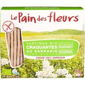 Le Pain des Fleurs Knusprige Buchweizen-Cracker Bio - Glutenfrei