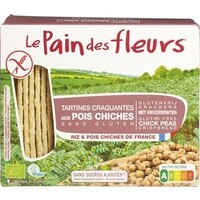 Knusprige Kichererbsen Cracker Bio - Glutenfrei