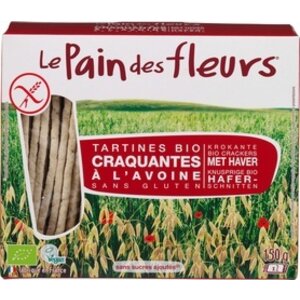 Le Pain des Fleurs Knusprige Hafercracker Bio - Glutenfrei