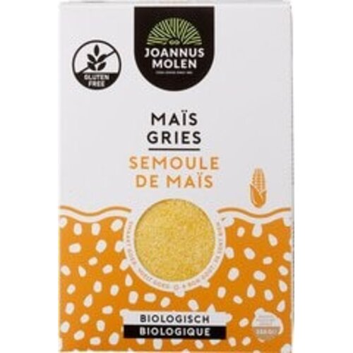 Joannusmolen Bio-Maisgrieß (Polenta) - Glutenfrei Joannusmolen Bio-Maisgrieß (Polenta) - Glutenfrei