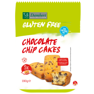 Damhert Schokoladenkuchen mit Schokostückchen - Glutenfrei.