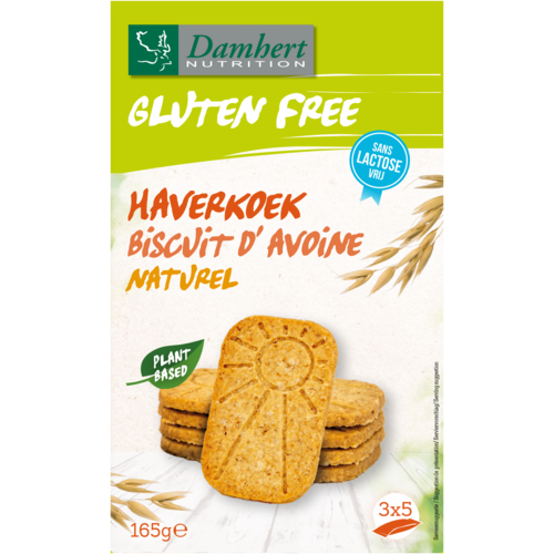 Damhert Haferkeks Natur Bio - Glutenfrei