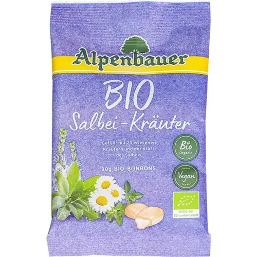 Alpenbauer Salbei-Kräuterbonbons – Glutenfrei