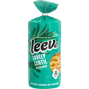 Leev Linsenwaffeln mit Rosmarin Bio 117 Gramm - Glutenfrei