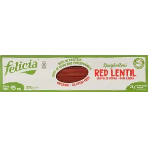 Felicia Rote Linsen-Spaghetti – Glutenfrei