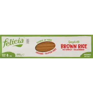 Felicia Spaghetti aus braunem Reis – Glutenfrei Felicia Spaghetti aus braunem Reis – Glutenfrei