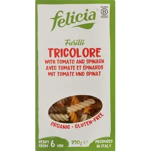 Felicia Tricolore Fusilli - Glutenfrei Felicia Tricolore Fusilli - Glutenfrei