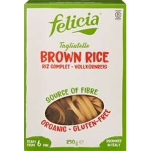 Felicia Tagliatelle aus braunem Reis – Glutenfrei Felicia Tagliatelle aus braunem Reis – Glutenfrei