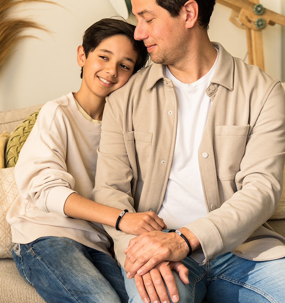 Leren Armband Jongens met Initialen