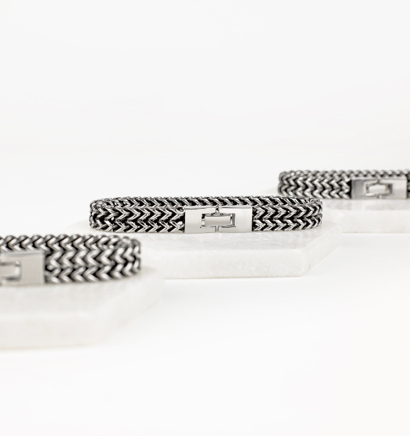 Armband Heren 'Schakel' I Zonder gravure