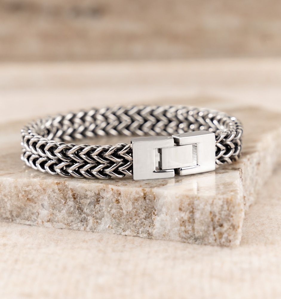 Armband Jongens 'Schakel' I Zonder gravure