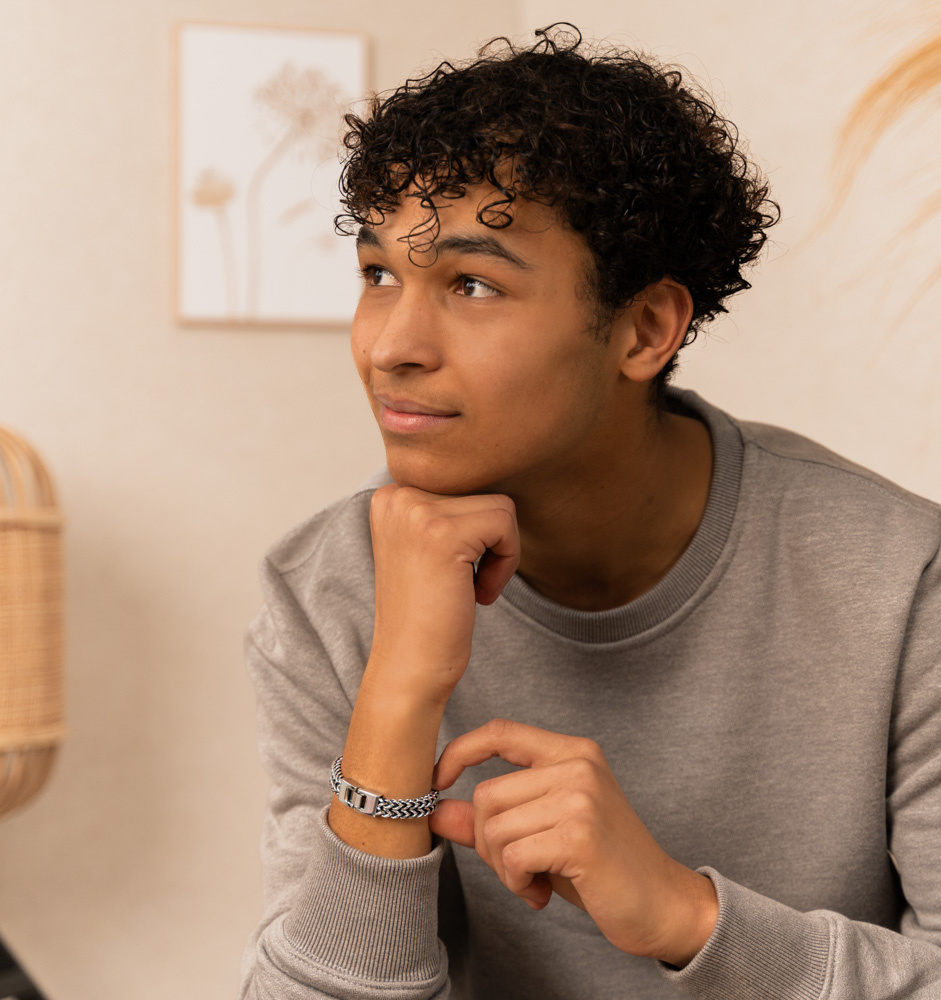 Armband Jongens 'Schakel' I Zonder gravure