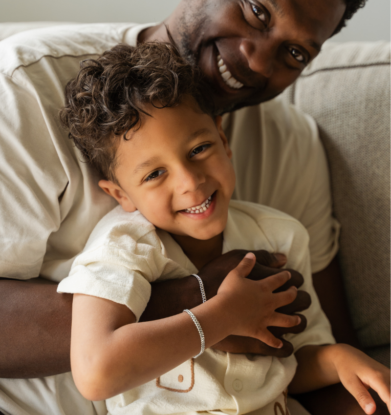 Heren Schakelarmband Cuban Link Zilver I 4 mm