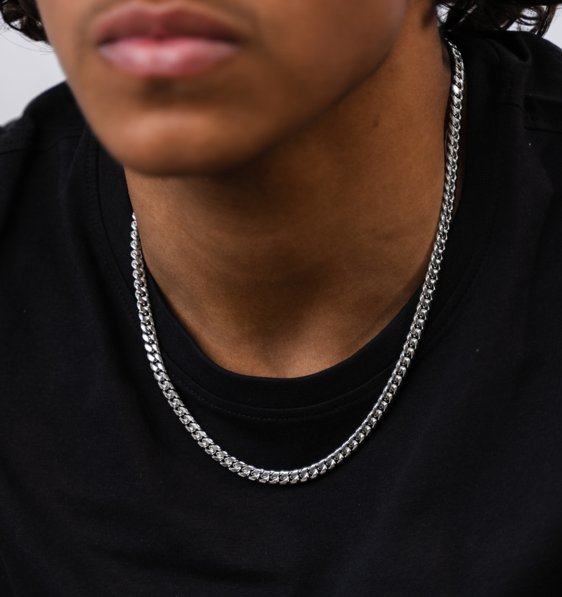 KAYA sieraden Schakelketting Cuban  Link Zilver I 6 mm