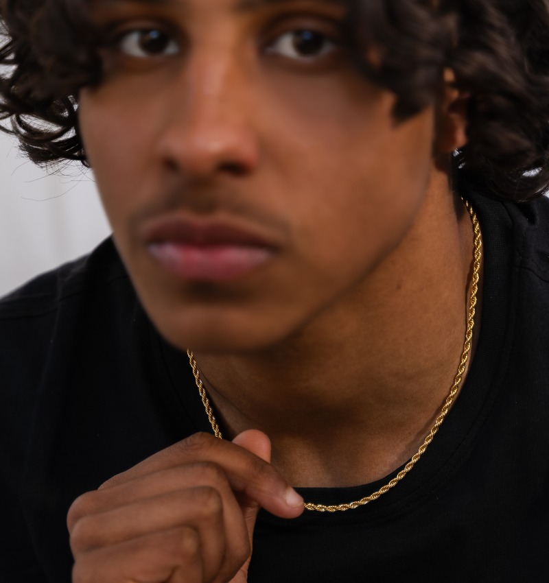 Gouden Ketting Heren Twisted I 3 mm