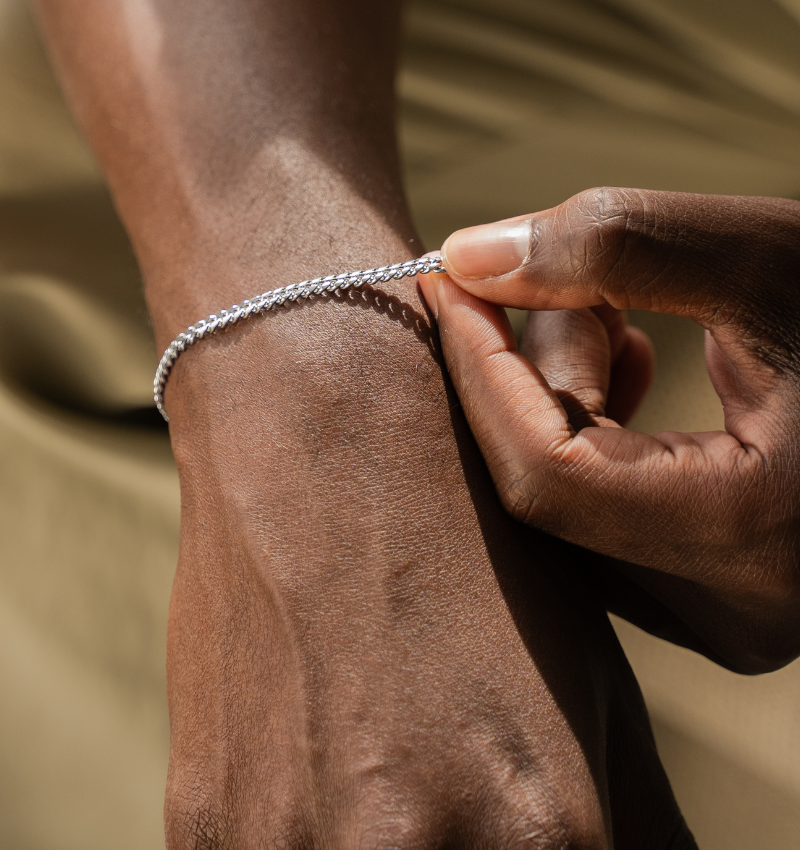 Schakelketting & Armband Cuban Zilver I 4 mm