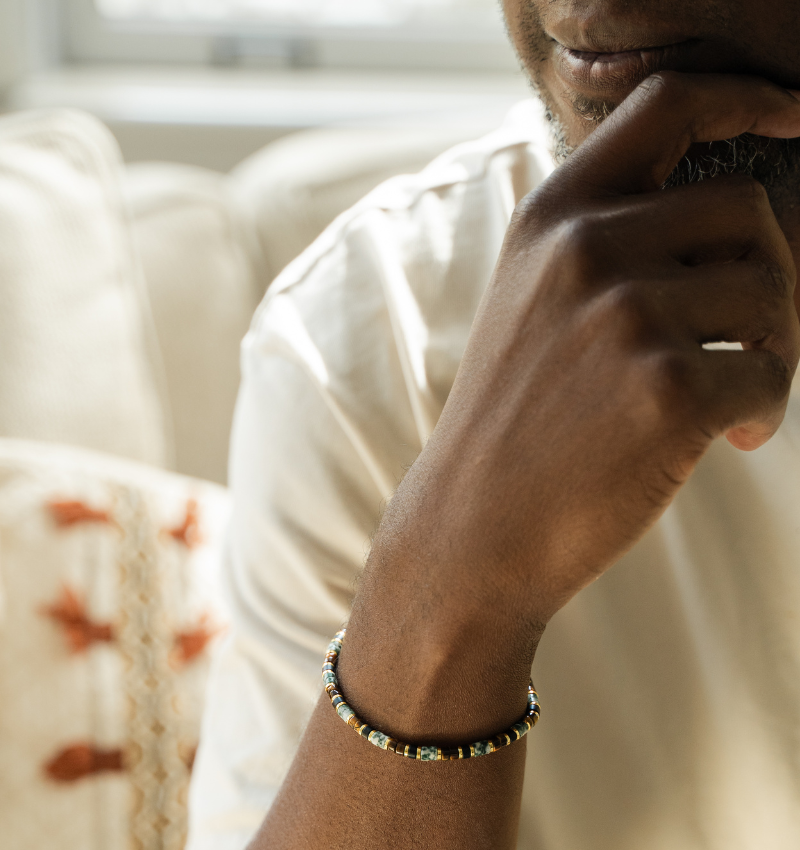 Armband Vader Zoon Edelsteen Edelsteen | Jade