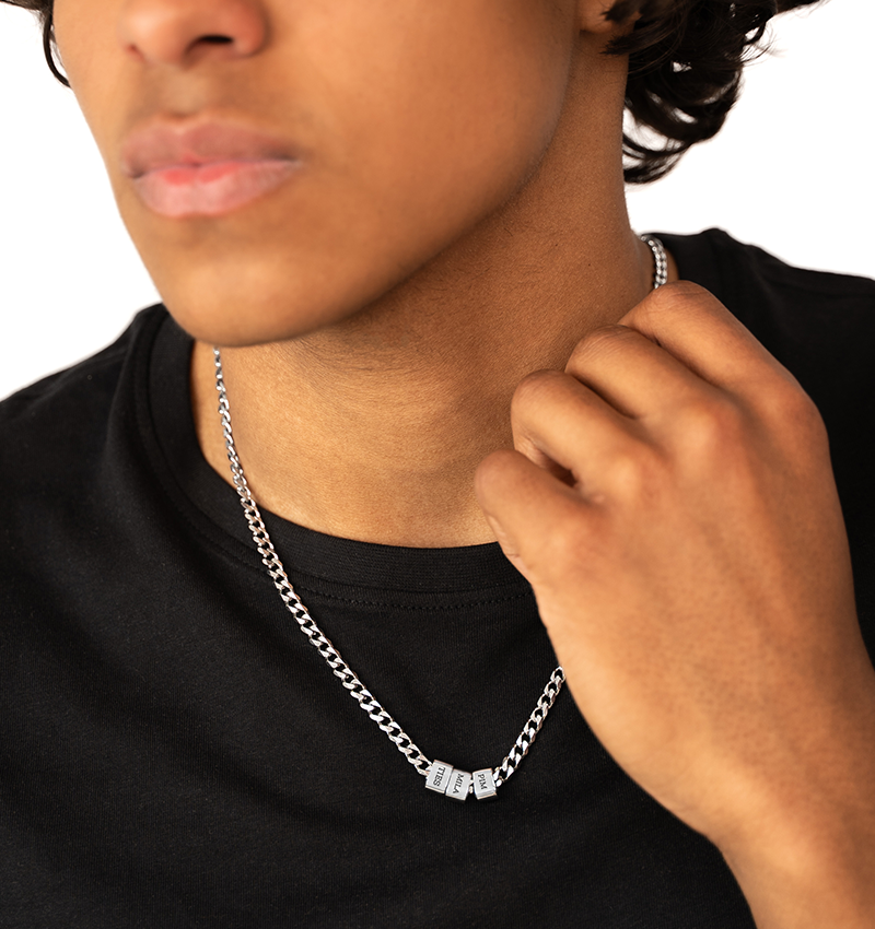 Schakelketting Cuban Link met 1 naam