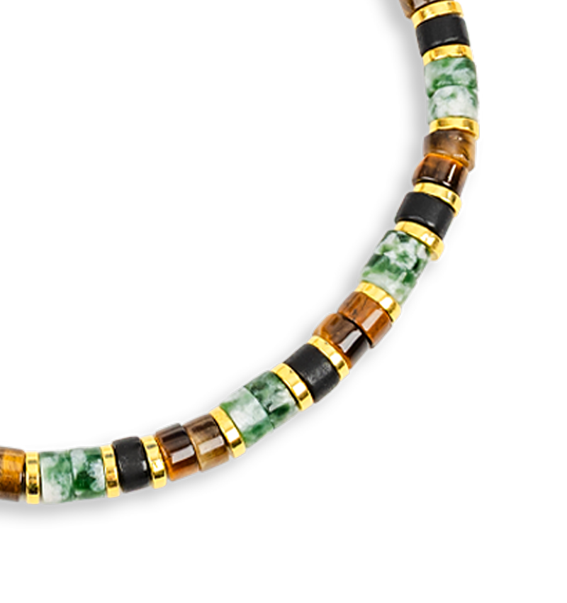 Kralenarmband Heren | Jade