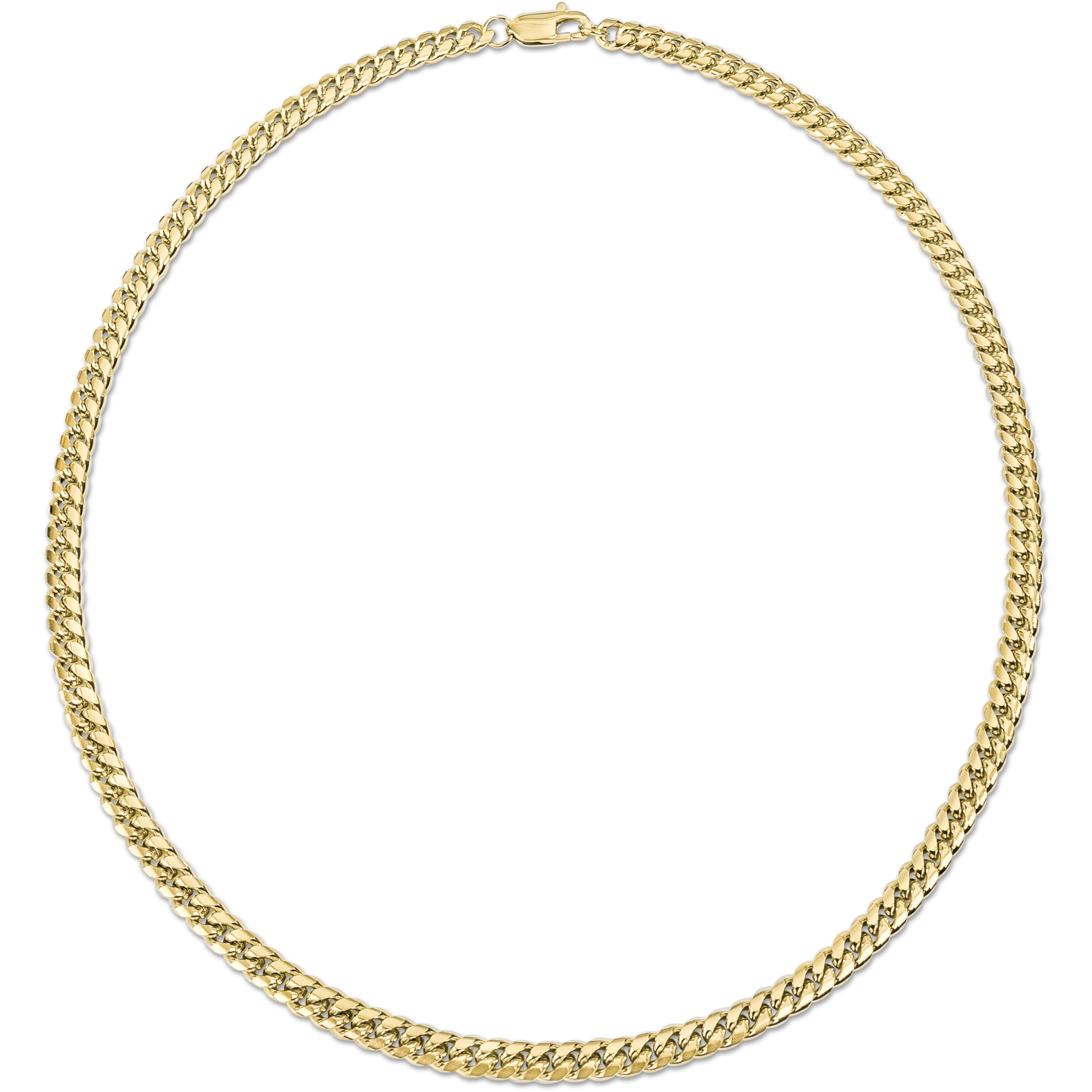 Schakelketting Cuban  Link Goud I 6 mm