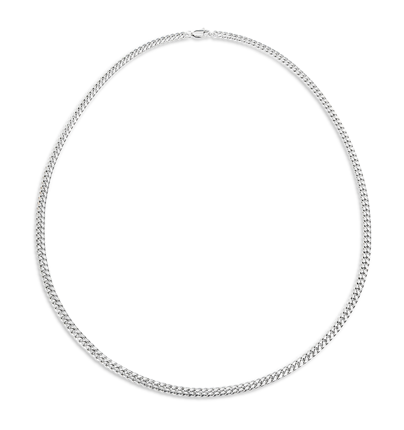 Schakelketting Cuban Link Zilver I 4 mm