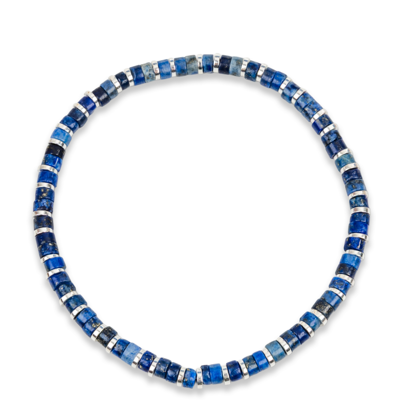 KAYA sieraden Armband Jongens met Edelstenen | Lapis Lazuli