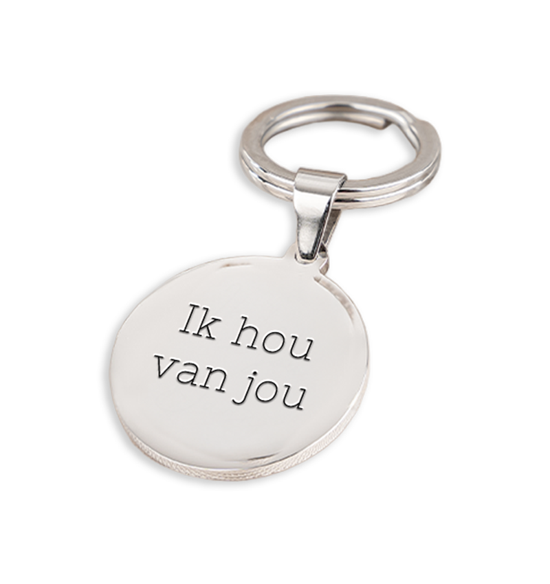 Naam Sleutelhanger 'Disc'