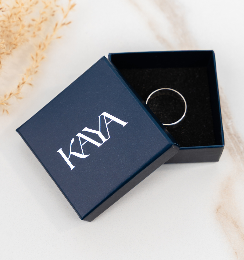 Ringen Set voor Heren met Vingerafdruk Verguld | 5mm