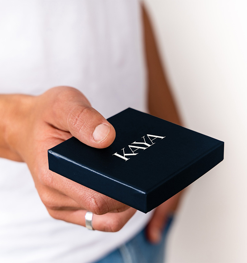 Heren Bar Ketting met 2 Initialen | Zilver