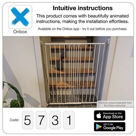 BabyDan BabyDan FlexiFit Kinder- und Tier-Treppenschutzgitter Extra Hoch 60,5–106,8 cm BabyDan BabyDan FlexiFit Kinder- und Tier-Treppenschutzgitter Extra Hoch 60,5–106,8 cm