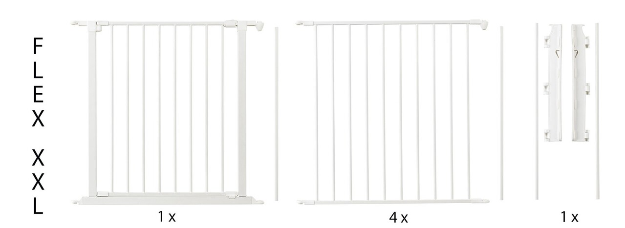 BabyDan BabyDan Flex XXL Treppenschutzgitter / Kaminschutzgitter 90 - 360 cm BabyDan BabyDan Flex XXL Treppenschutzgitter / Kaminschutzgitter 90 - 360 cm