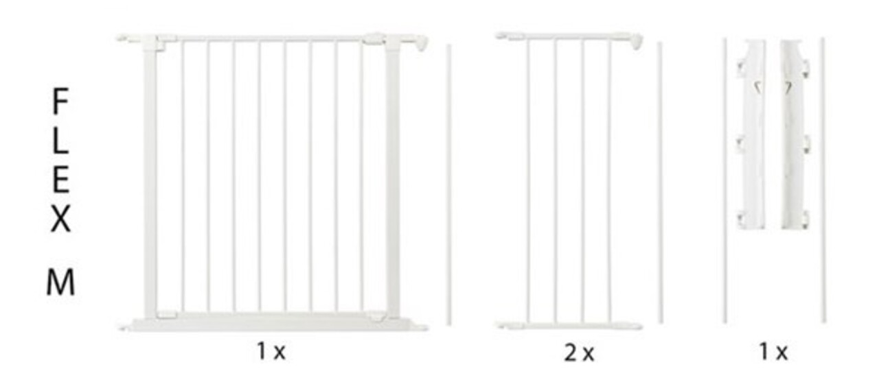 BabyDan BabyDan Flex M+ Treppenschutzgitter / Kaminschutzgitter 90–164 cm BabyDan BabyDan Flex M+ Treppenschutzgitter / Kaminschutzgitter 90–164 cm