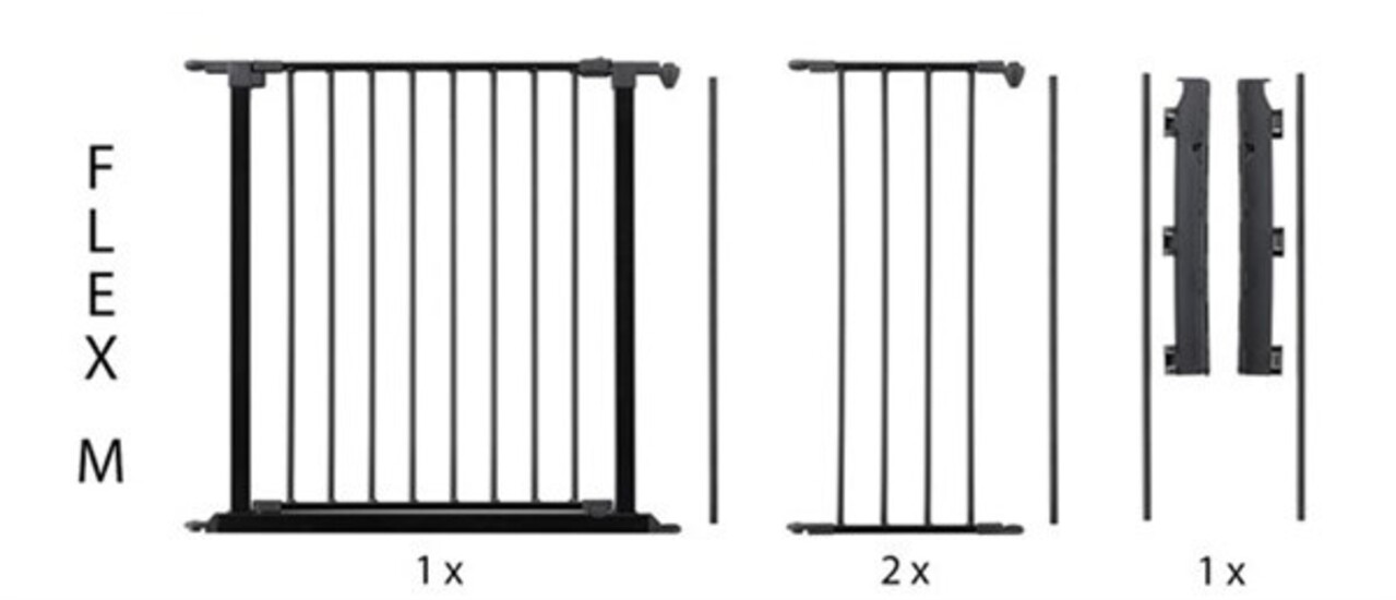 BabyDan BabyDan Flex M+ Treppenschutzgitter / Kaminschutzgitter 90–164 cm BabyDan BabyDan Flex M+ Treppenschutzgitter / Kaminschutzgitter 90–164 cm