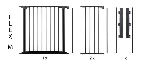 BabyDan BabyDan Flex M+ Treppenschutzgitter / Kaminschutzgitter 90–164 cm BabyDan BabyDan Flex M+ Treppenschutzgitter / Kaminschutzgitter 90–164 cm