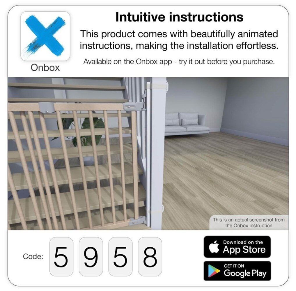 BabyDan BabyDan Montagelatte Weiß BabyDan BabyDan Montagelatte Weiß