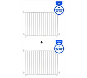 SafetyThings SafetyThings Treppenschutzgitter SG-86 2 Türen 160 - 260 cm