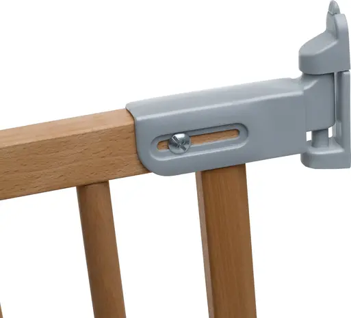 BabyDan BabyDan FlexiFit Holz-Treppenschutzgitter 2x Tür 138 - 213 cm