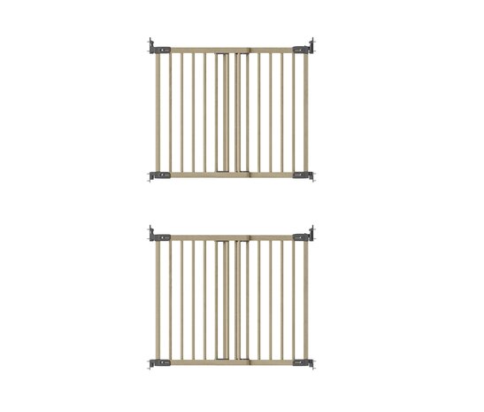 BabyDan BabyDan FlexiFit Deluxe Holz-Treppenschutzgitter 2x Tür 125 - 201 cm BabyDan BabyDan FlexiFit Deluxe Holz-Treppenschutzgitter 2x Tür 125 - 201 cm