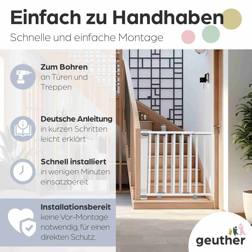 Geuther Geuther Treppenschutzgitter Oris 2732+ 58 - 93 cm